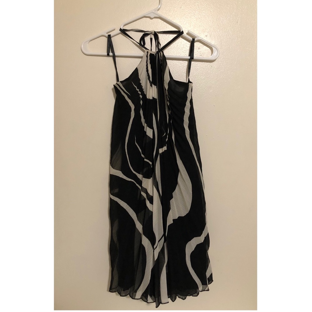 Arden B Pleated Halter Dress